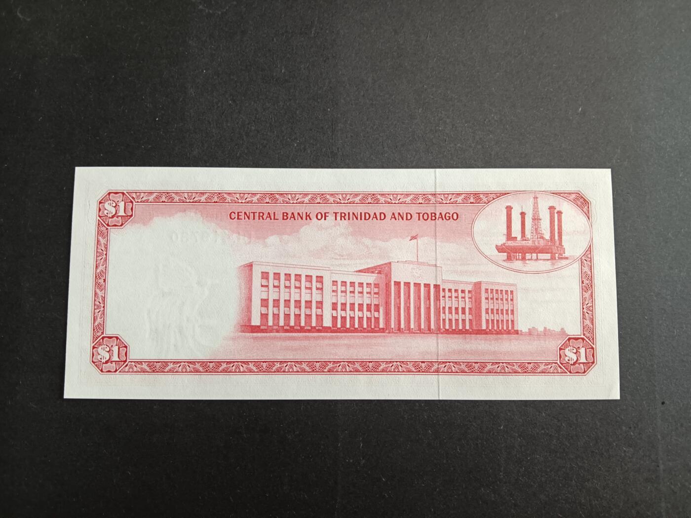 博彦收藏 10月29日 8点钱币专场 千里达 1964年 1元 UNC 