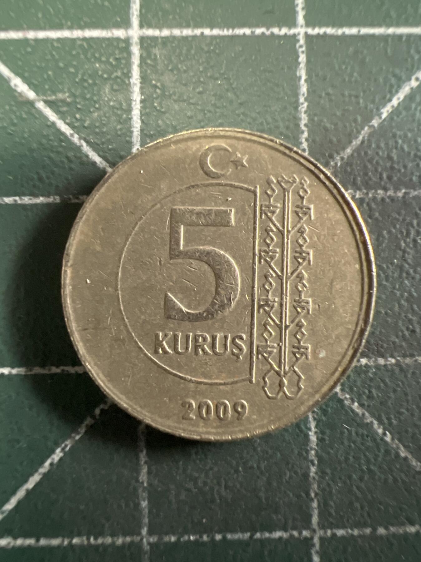 第646期 硬币专场 （无押金，捡漏，全场50包邮，偏远地区除外，接收代拍业务，本店十天发一次货） 土耳其5库鲁