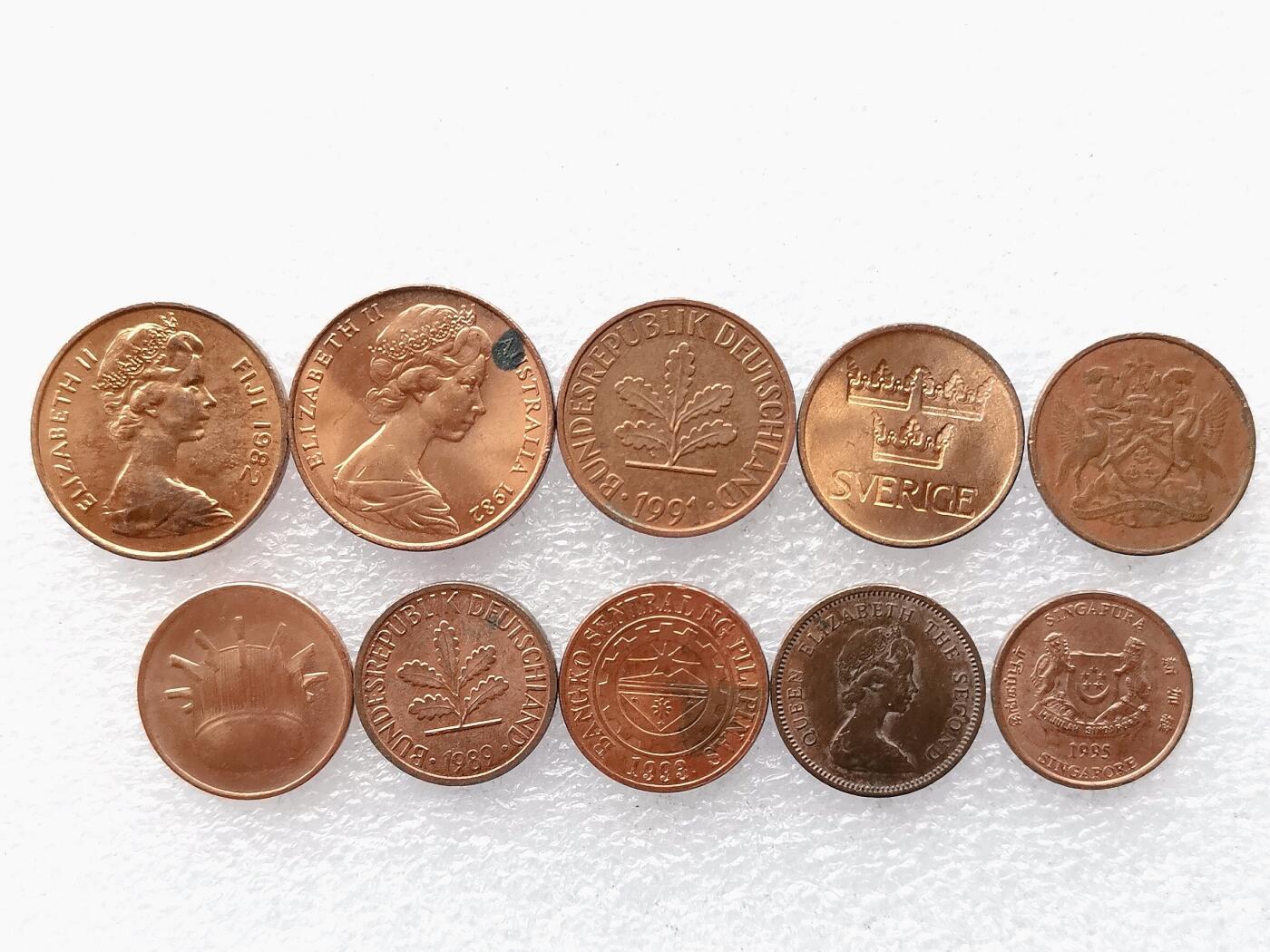 第一海外回流一元起拍收藏 散币专场 第101期 散币一组10枚