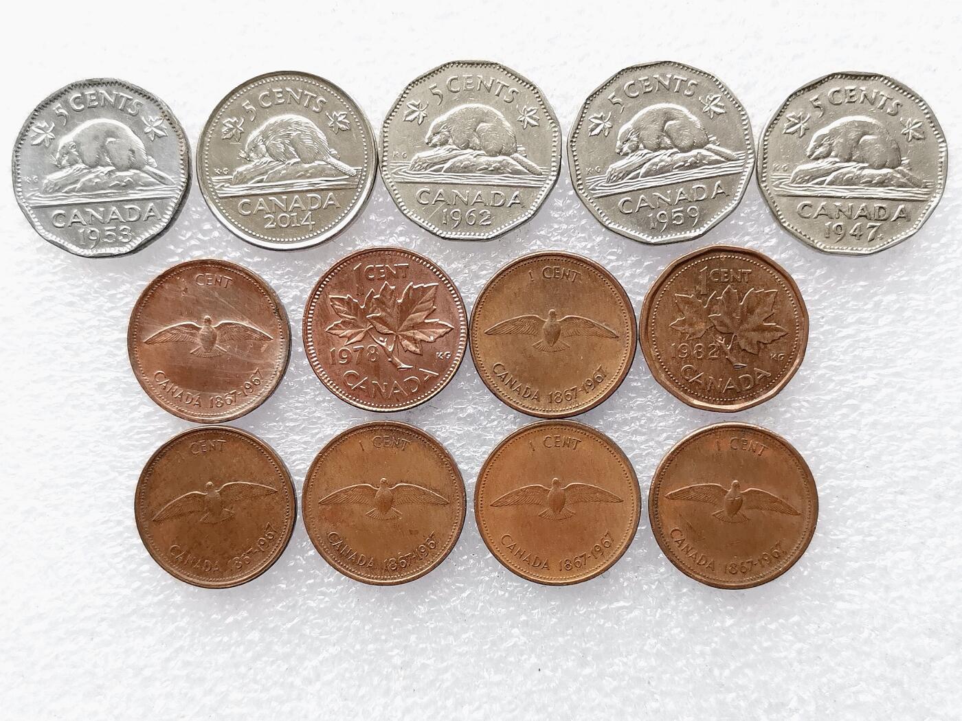 第一海外回流一元起拍收藏 散币专场 第101期 加拿大🇨🇦