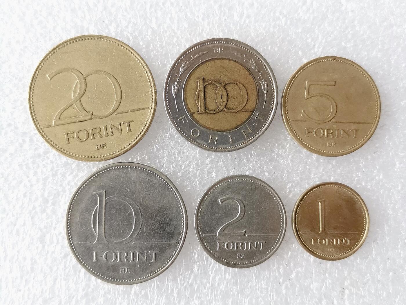 第一海外回流一元起拍收藏 散币专场 第101期 匈牙利硬币6枚