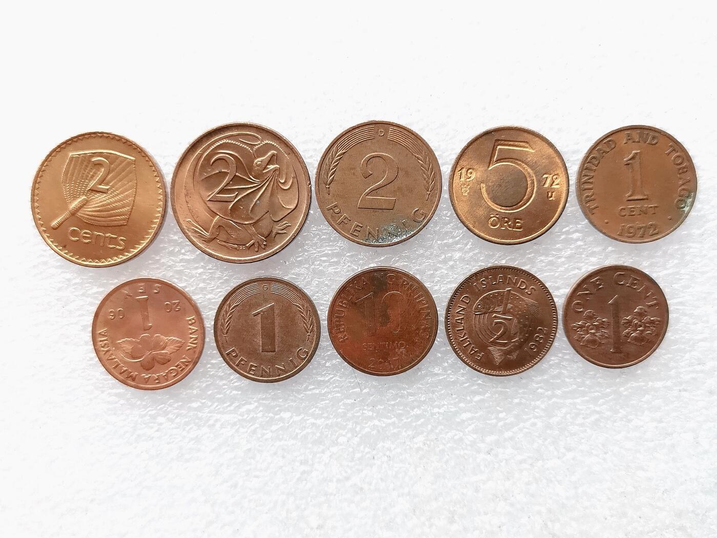 第一海外回流一元起拍收藏 散币专场 第101期 散币一组10枚