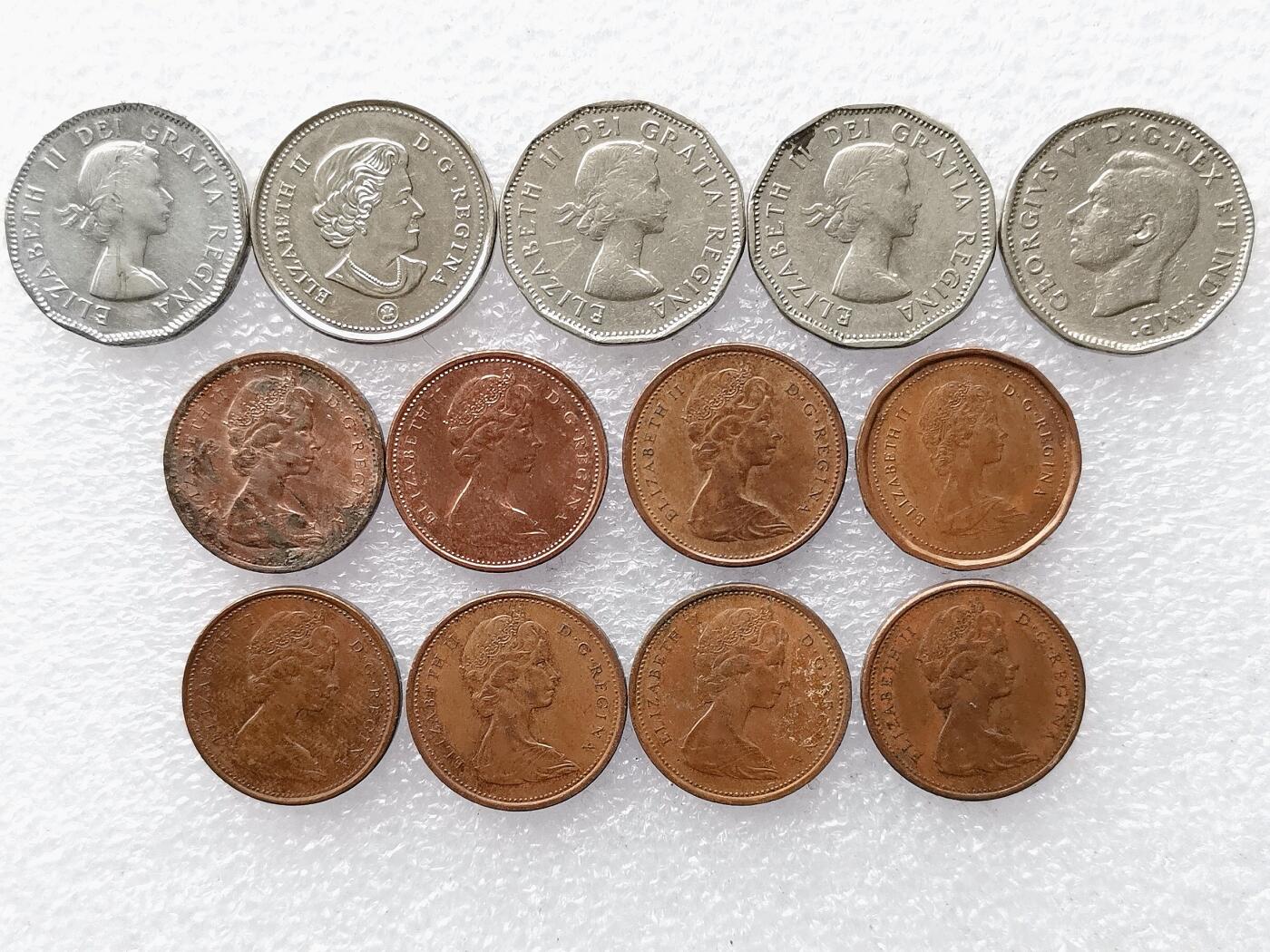 第一海外回流一元起拍收藏 散币专场 第101期 加拿大🇨🇦