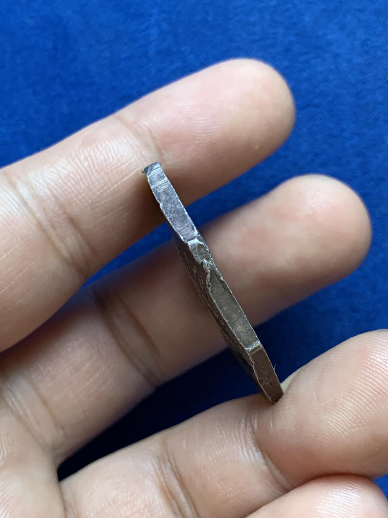 《竞宝斋》第286场-周六， 周日，周一 3场连拍 （全场包邮） 法国1835波尔多交易所八角银代币 整体有些不平 蜜蜂边铭 35mm 19.2g 