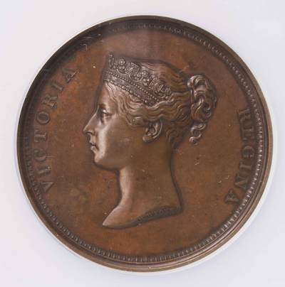 NGC-MS63BN 1837英国小维参观伦敦市政厅纪念铜像  - NGC-MS63BN 1837英国小维参观伦敦市政厅纪念铜像 