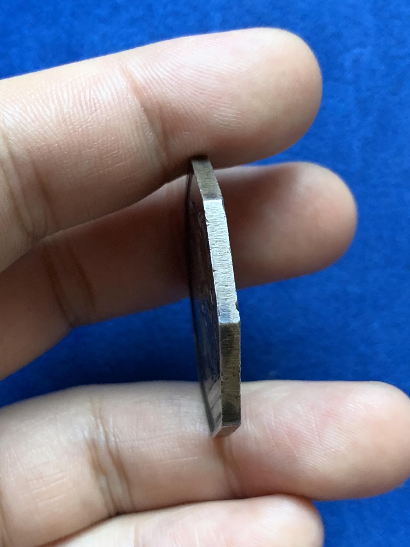 《竞宝斋》第286场-周六， 周日，周一 3场连拍 （全场包邮） 法国巴黎公证人八角银代币 无边铭 34mm 19g