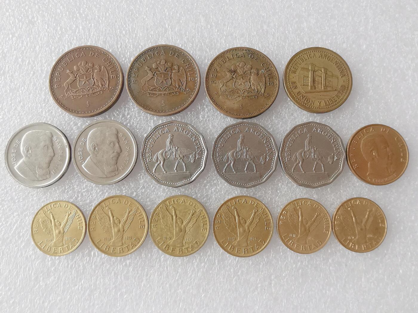 第一海外回流一元起拍收藏 散币专场 第101期 智利、阿根廷