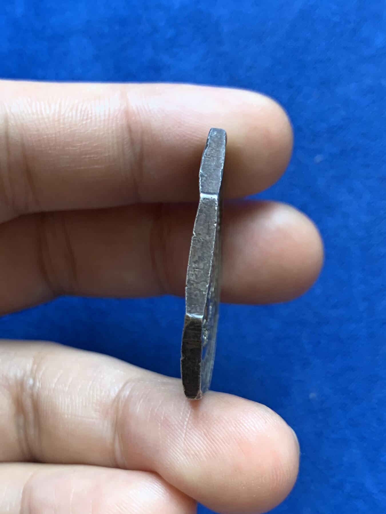 《竞宝斋》第286场-周六， 周日，周一 3场连拍 （全场包邮） 法国1835波尔多交易所八角银代币 整体有些不平 蜜蜂边铭 35mm 19.2g 