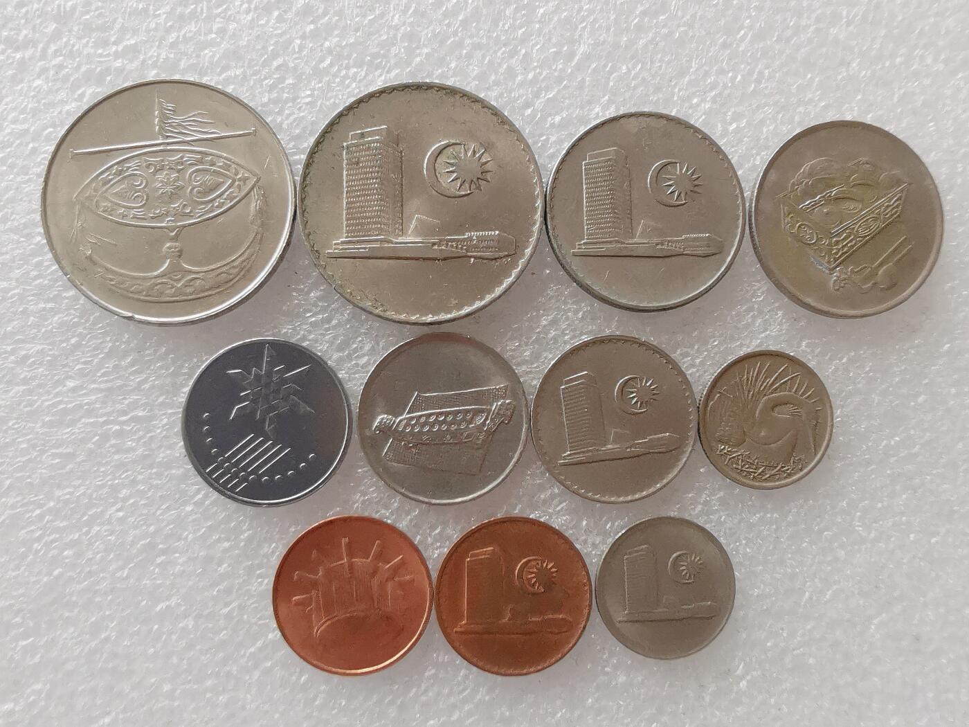 第一海外回流一元起拍收藏 散币专场 第101期 马来西亚硬币 11枚