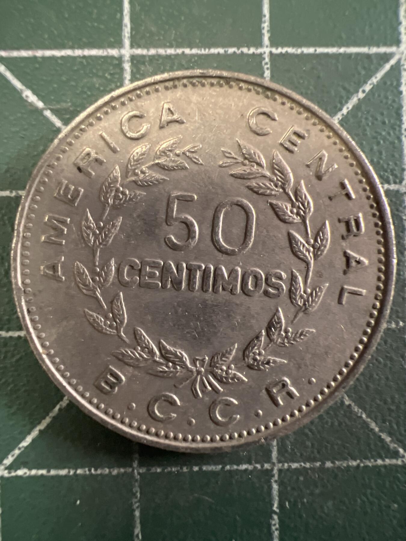 第667期 硬币专场 （无押金，捡漏，全场50包邮，偏远地区除外，接收代拍业务，本店十天发一次货） 哥斯达黎加50分 1975年