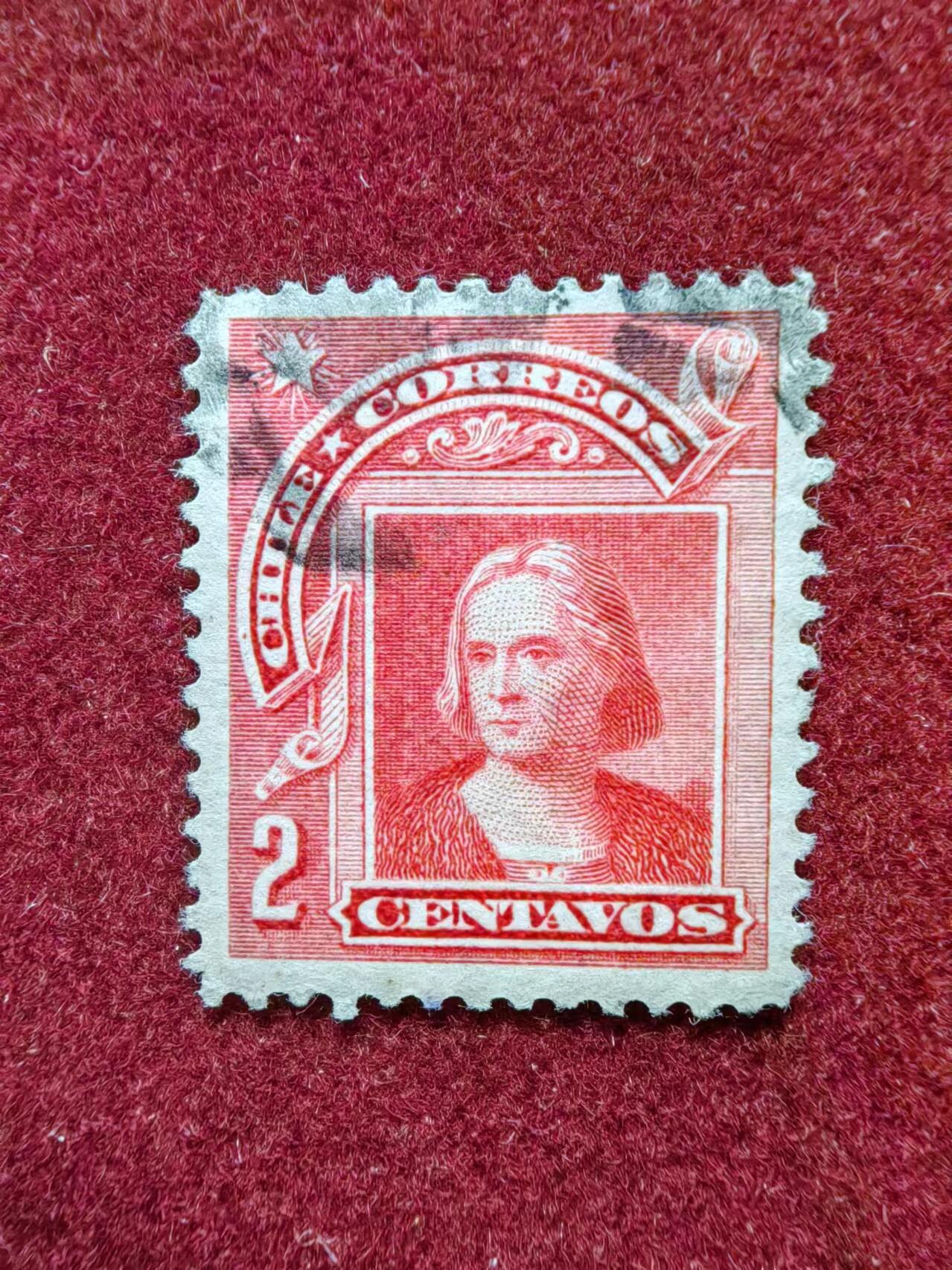 联合阁邮币社™ ——“多国邮票专场”0佣金 智利1905 南美发现者哥伦布