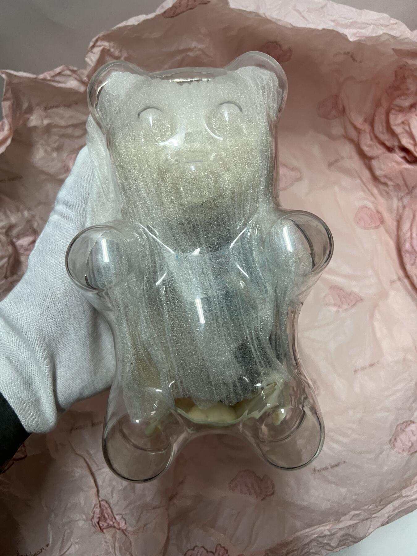 零元拍：4D Master 拼装透视骨骼内脏解剖软糖大熊。高约21厘米