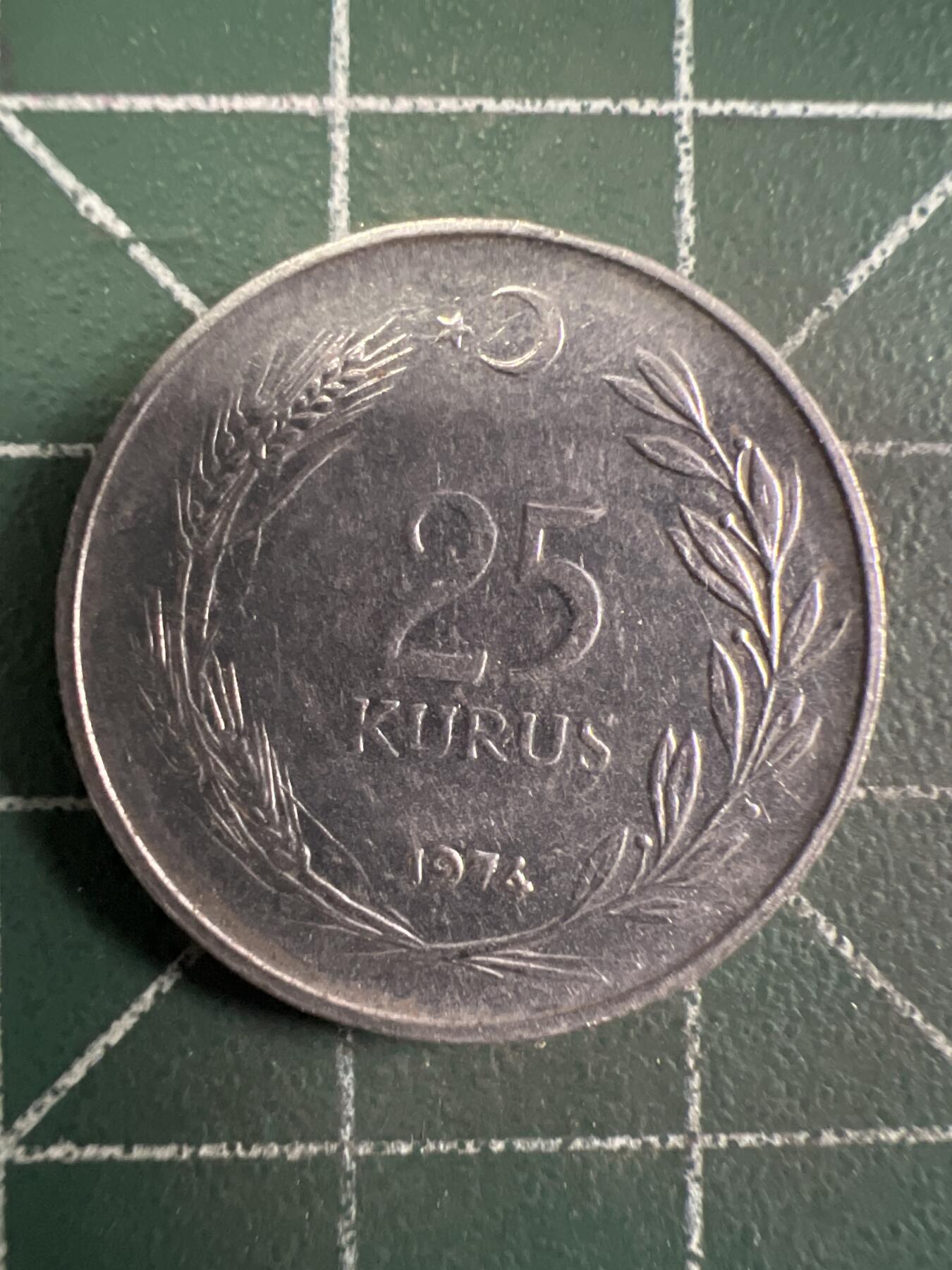 第649期 硬币专场 （无押金，捡漏，全场50包邮，偏远地区除外，接收代拍业务，本店十天发一次货） 土耳其25库鲁