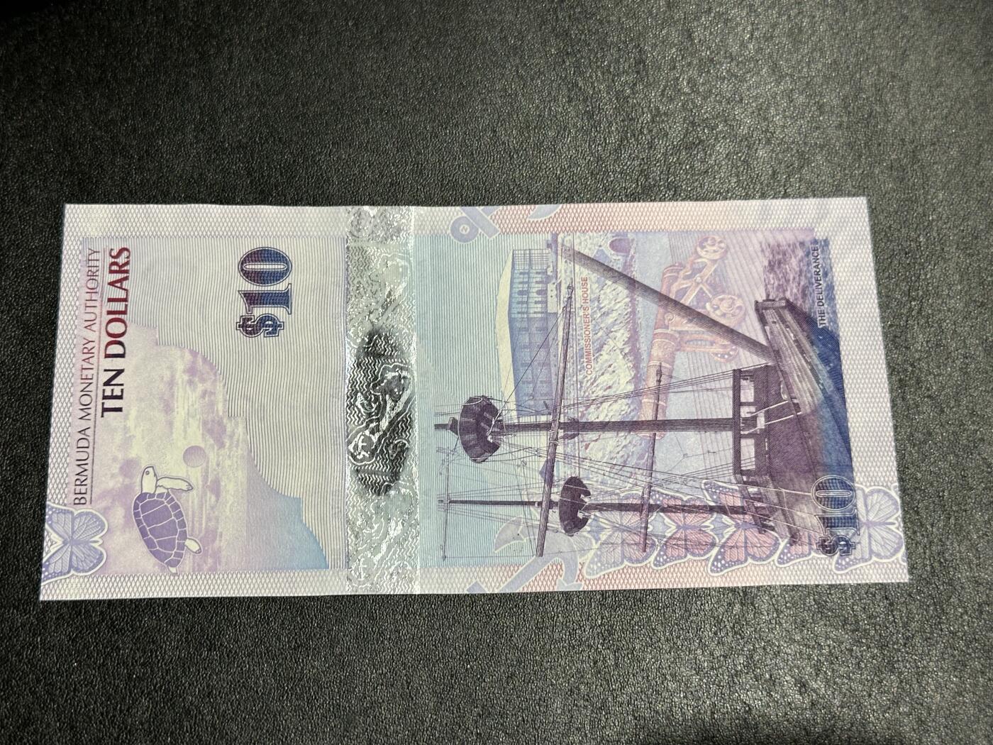 《外钞收藏家》第三百八十八期 百慕大10 洋葱冠 全新UNC