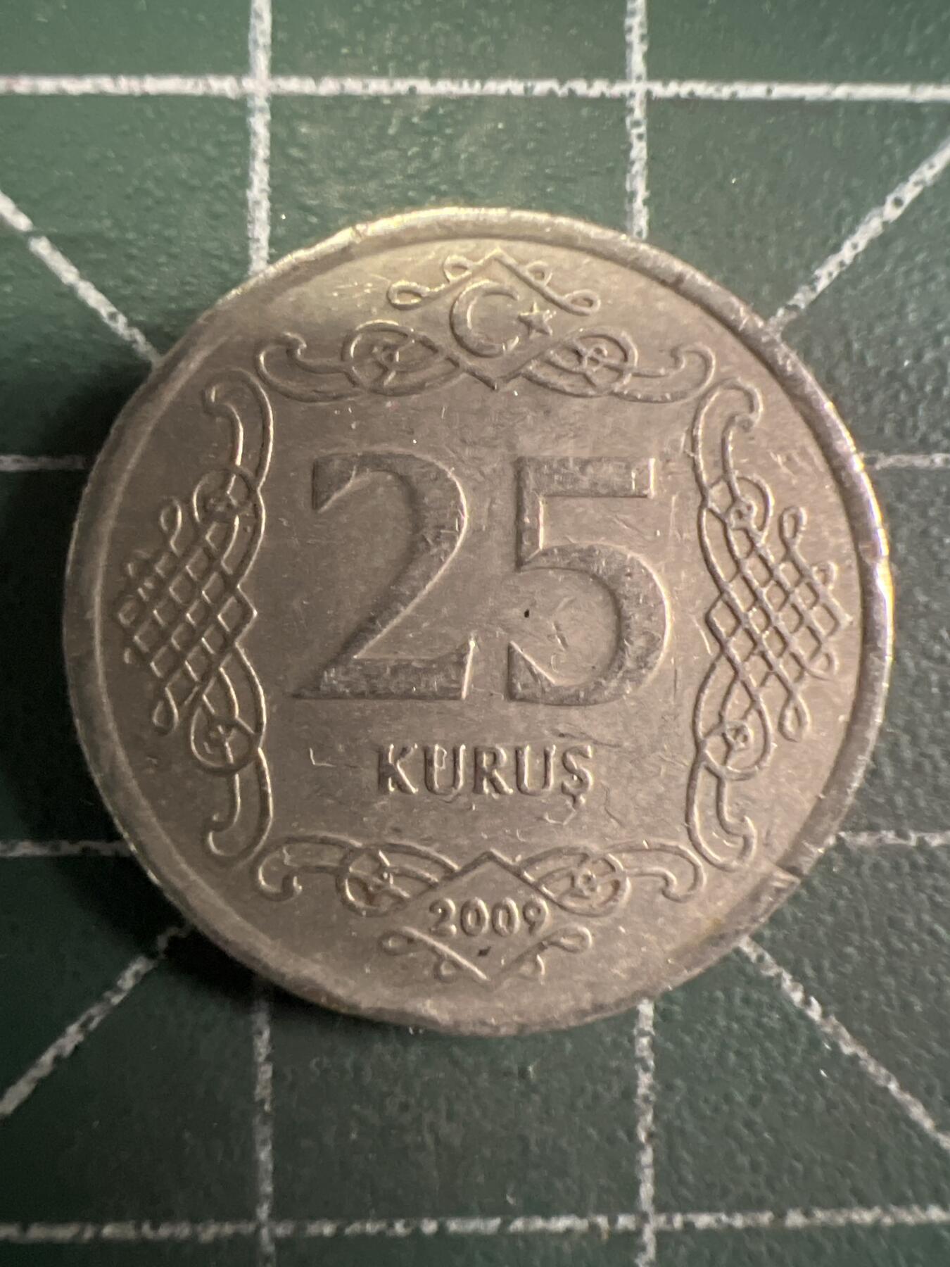 第649期 硬币专场 （无押金，捡漏，全场50包邮，偏远地区除外，接收代拍业务，本店十天发一次货） 土耳其25库鲁