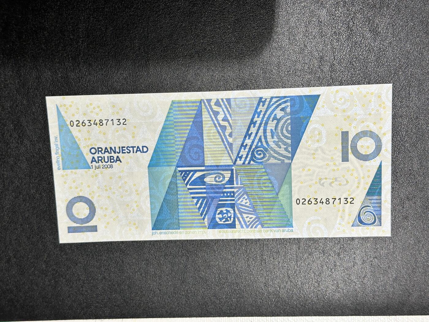 《外钞收藏家》第三百八十八期 2008年阿鲁巴10 全新