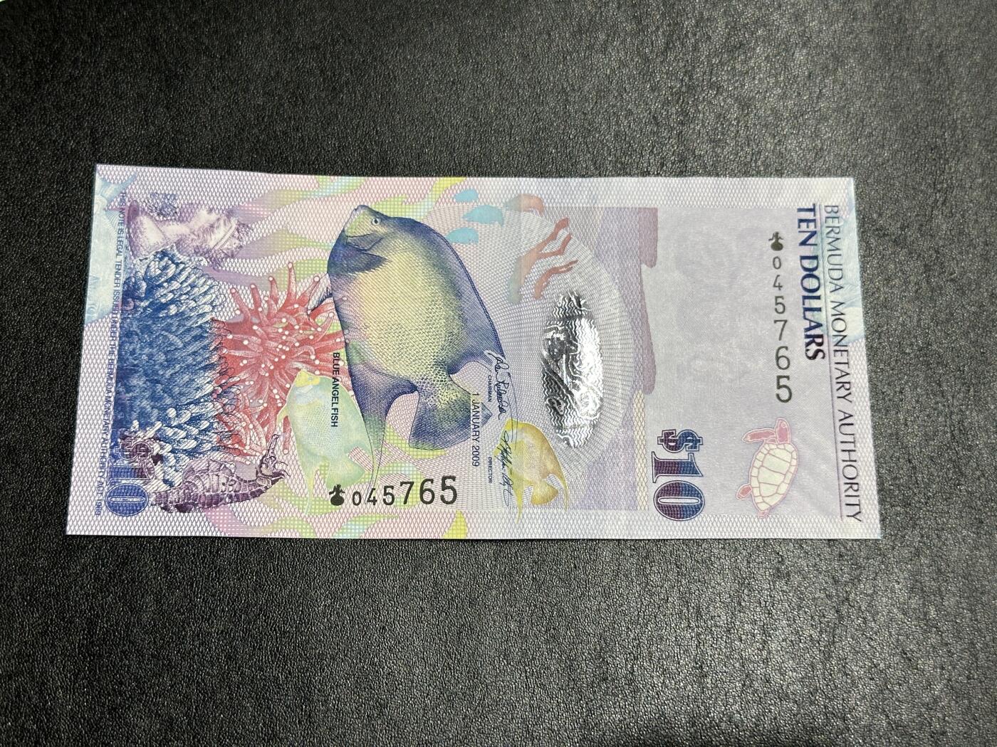 《外钞收藏家》第三百八十八期 百慕大10 洋葱冠 全新UNC