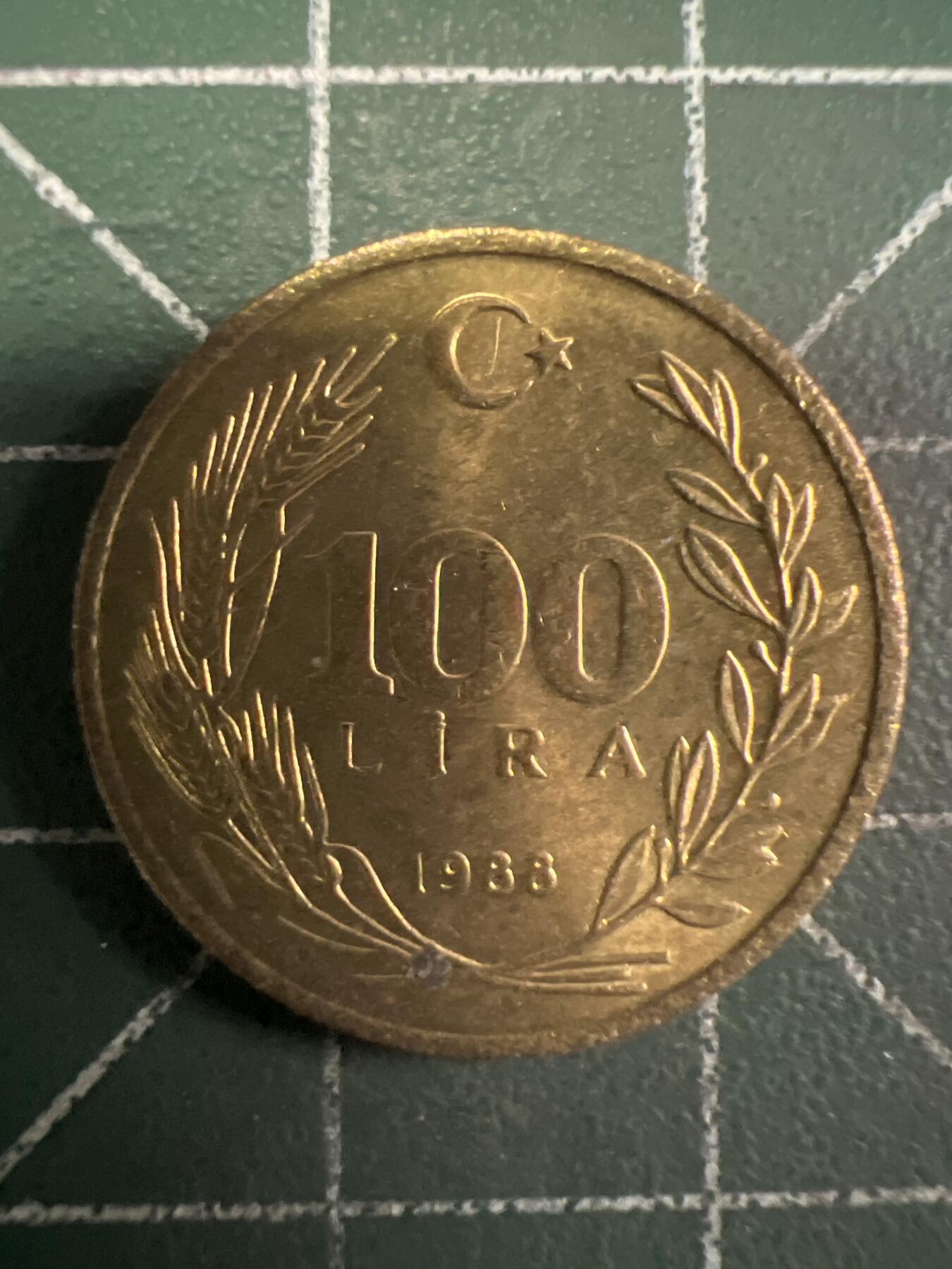 第649期 硬币专场 （无押金，捡漏，全场50包邮，偏远地区除外，接收代拍业务，本店十天发一次货） 土耳其100里拉