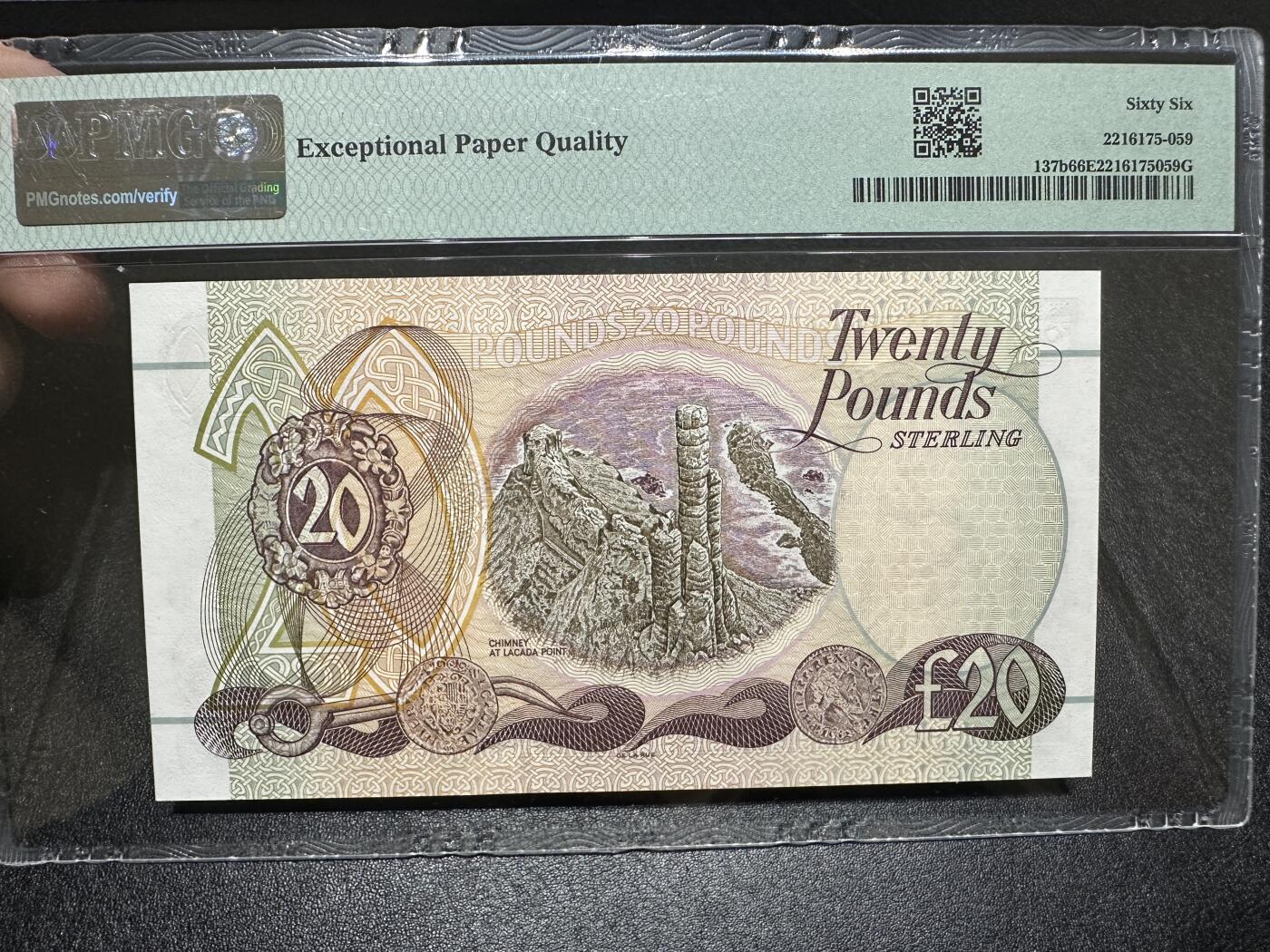 《外钞收藏家》第三百八十七期 2007年北爱尔兰第一信托银行20镑 PMG66