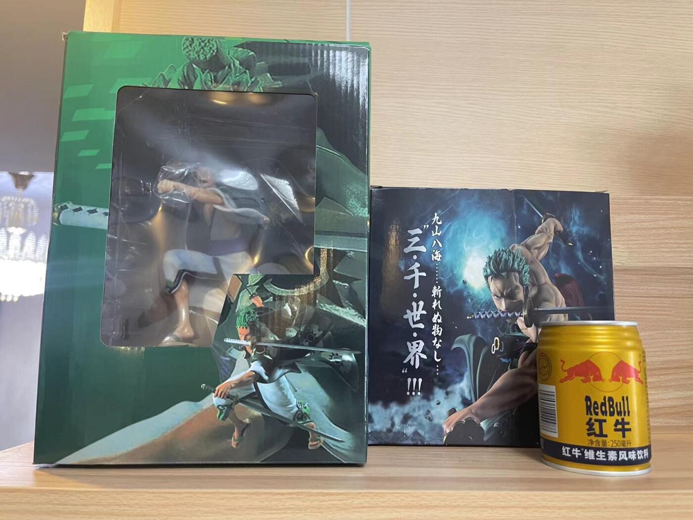零元拍：祖国版海贼王索隆三千天下，带替换头和特效件。拍一赠一，送和之国版三千天下（一把刀断配件在可自己修复），随便把玩好伴侣～
