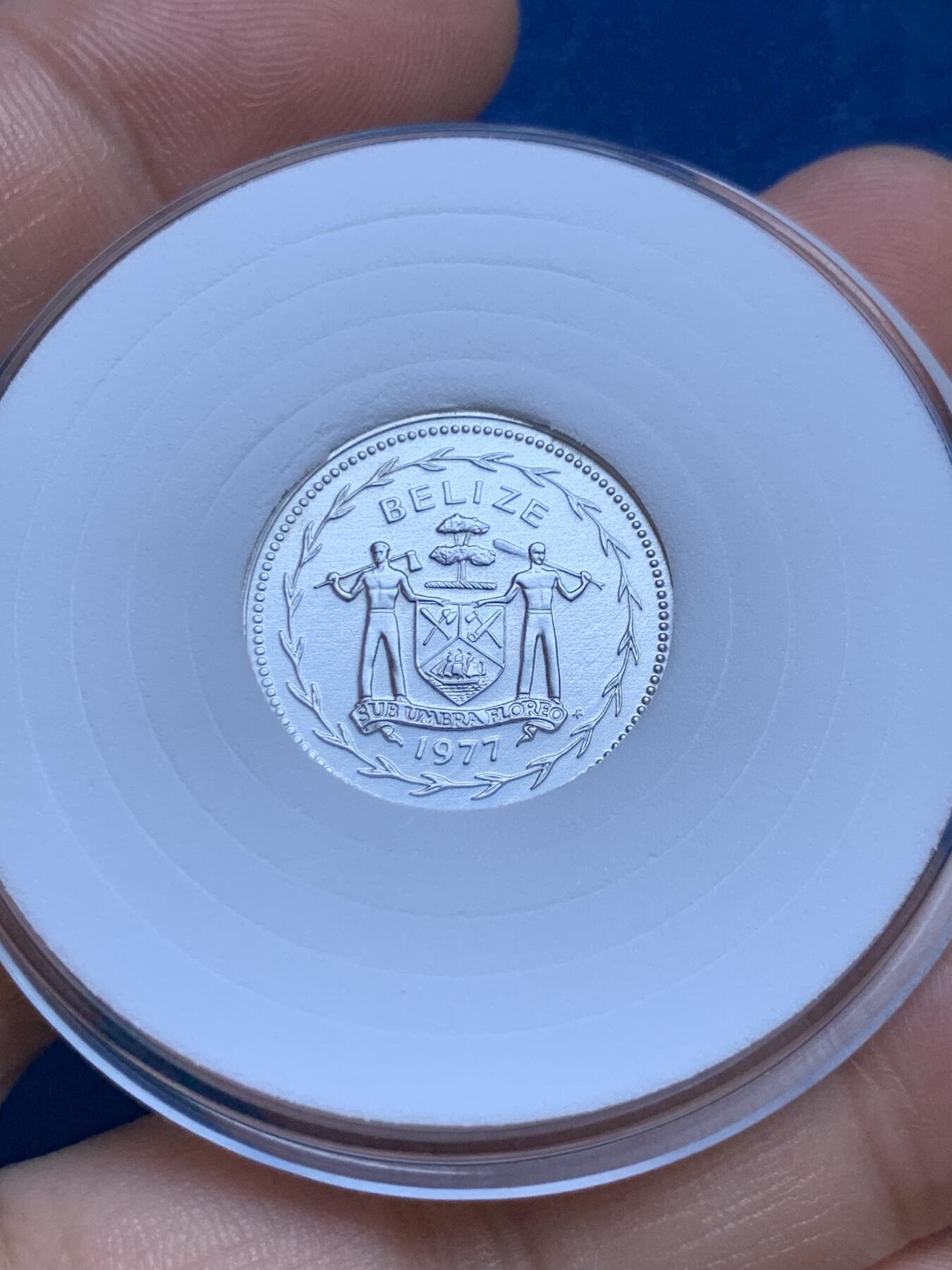 《竞宝斋》第287场-周六， 周日，周一 3场连拍 （全场包邮） 5枚一组 1977年伯利兹套币