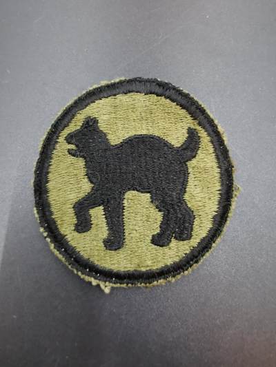 老王徽章第四十七期 - 美国陆军第81步兵师臂章   参加过一战的老牌部队