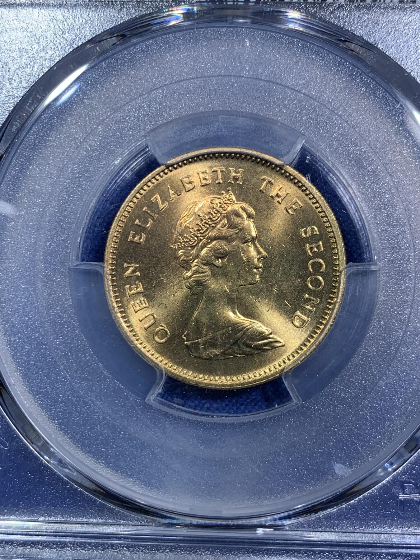 《竞宝斋》第287场-周六， 周日，周一 3场连拍 （全场包邮） PCGS MS66 香港1979五毫 卷拆送评 超高分难得 两面都有类镜面效果 转光非常犀利