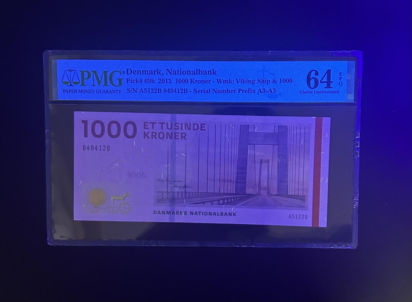 【丑猫0714】今晚7点，自动快拍 丹麦1000克朗