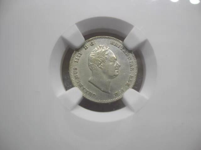 NGC-AU英属圭亚那1836年1/4盾银币