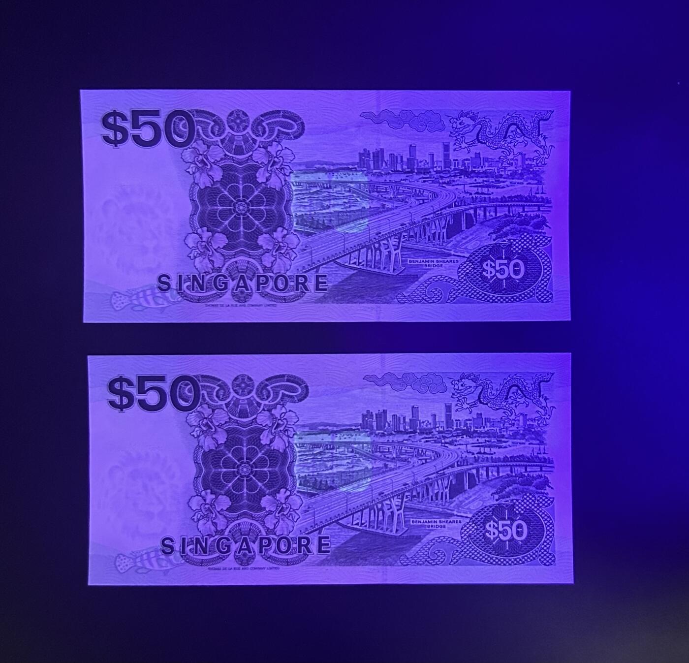 【丑猫0714】今晚7点，自动快拍 97年新加坡船50unc(无47)