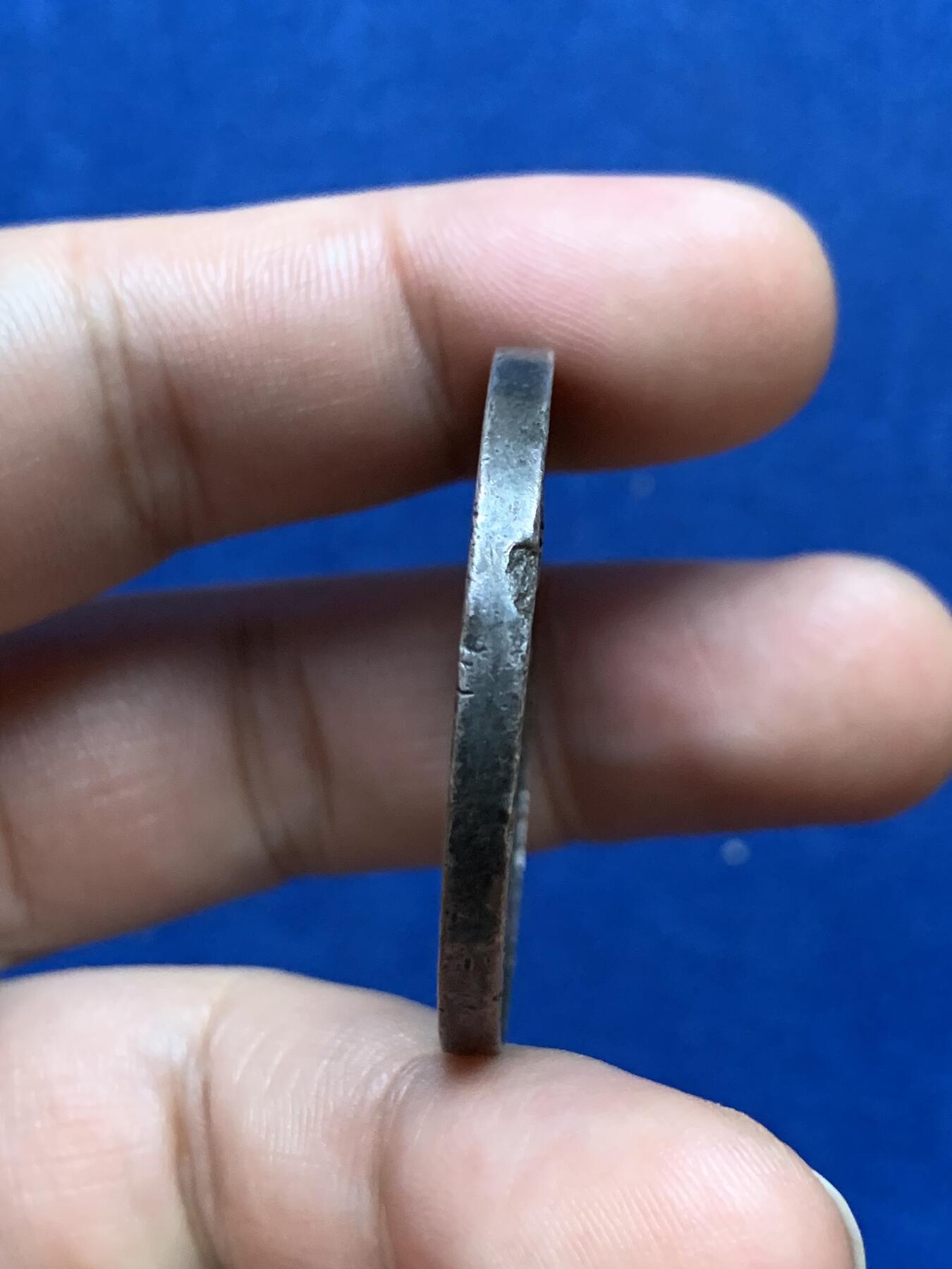 《竞宝斋》第287场-周六， 周日，周一 3场连拍 （全场包邮） 1897年英国维多利亚女王加冕60周年纪念银章 24.95g 38.2mm 少见经典款式 老包浆 细节见图