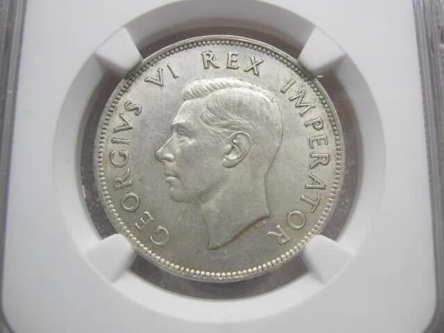 NGC-AU55英属南非1941年【1940年】2-1/2先令银币