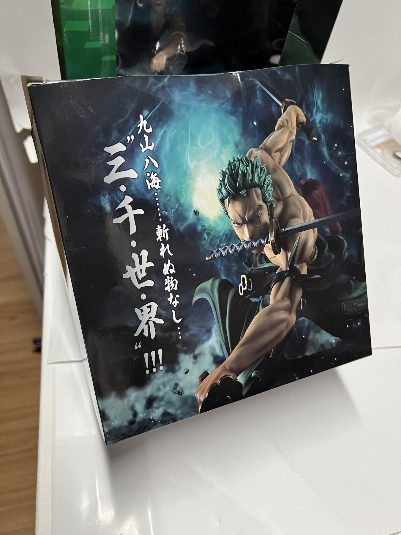 零元拍：祖国版海贼王索隆三千天下，带替换头和特效件。拍一赠一，送和之国版三千天下（一把刀断配件在可自己修复），随便把玩好伴侣～