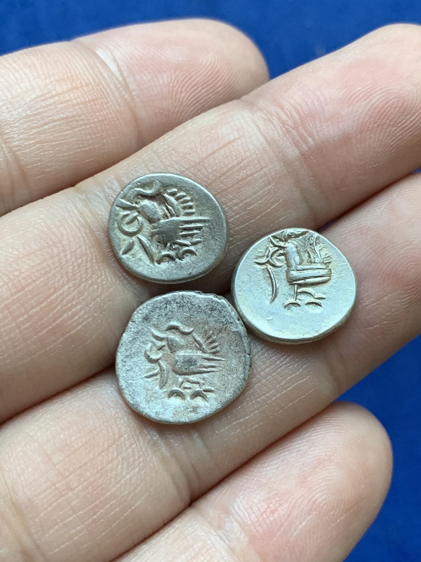 《竞宝斋》第287场-周六， 周日，周一 3场连拍 （全场包邮） 3枚一组 柬埔寨小鸟银币