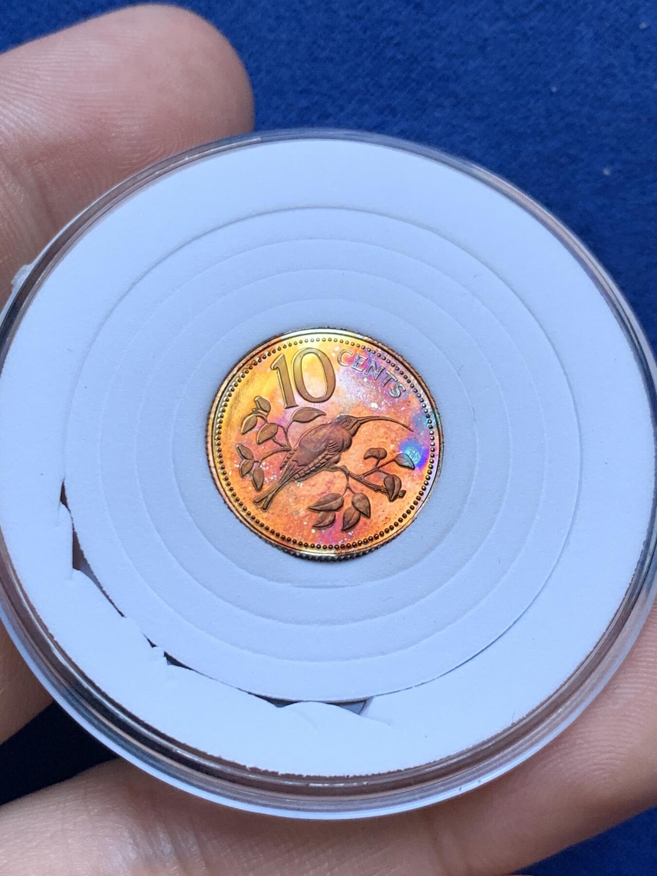 《竞宝斋》第287场-周六， 周日，周一 3场连拍 （全场包邮） 5枚一组 1977年伯利兹套币