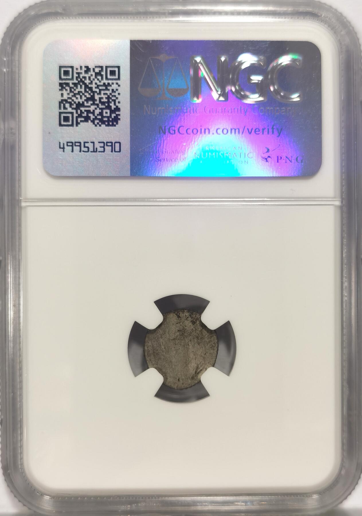 博洋堂世界钱币拍卖第084期（全场包邮） NGC MS64 亚军分！德国哈尔1798十字手掌1克鲁泽单面银币