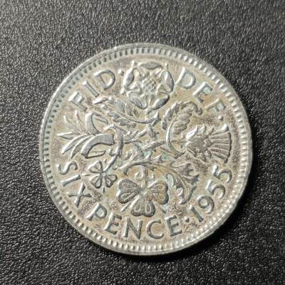 ↓君缘收藏146期☞钱币邮品↓无佣金、可寄存、满10元包邮  - 英国🇬🇧幸运六便士