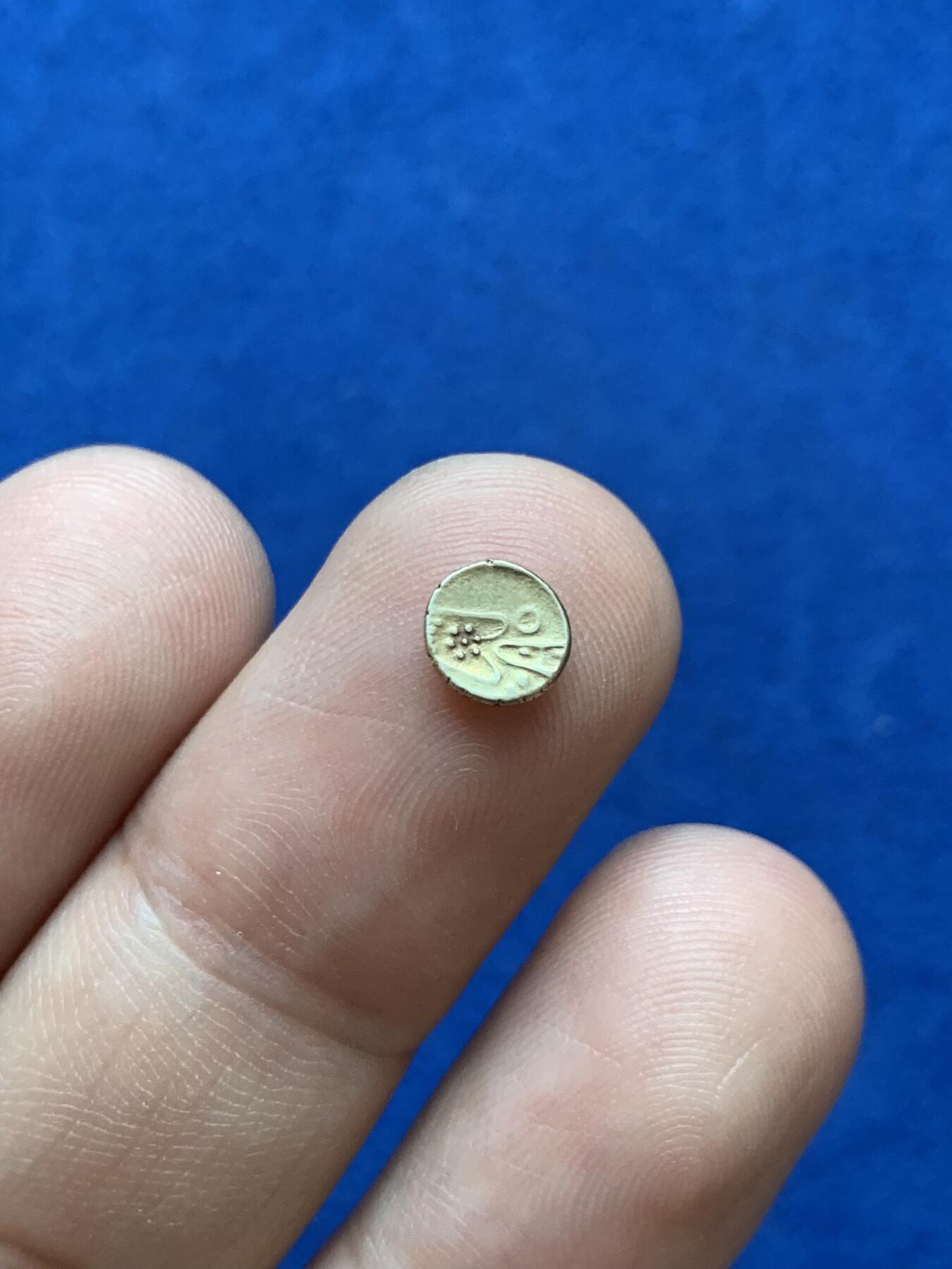 《竞宝斋》第287场-周六， 周日，周一 3场连拍 （全场包邮） 古印度法兰小金币 最小金币 小金豆 适合镶嵌做首饰