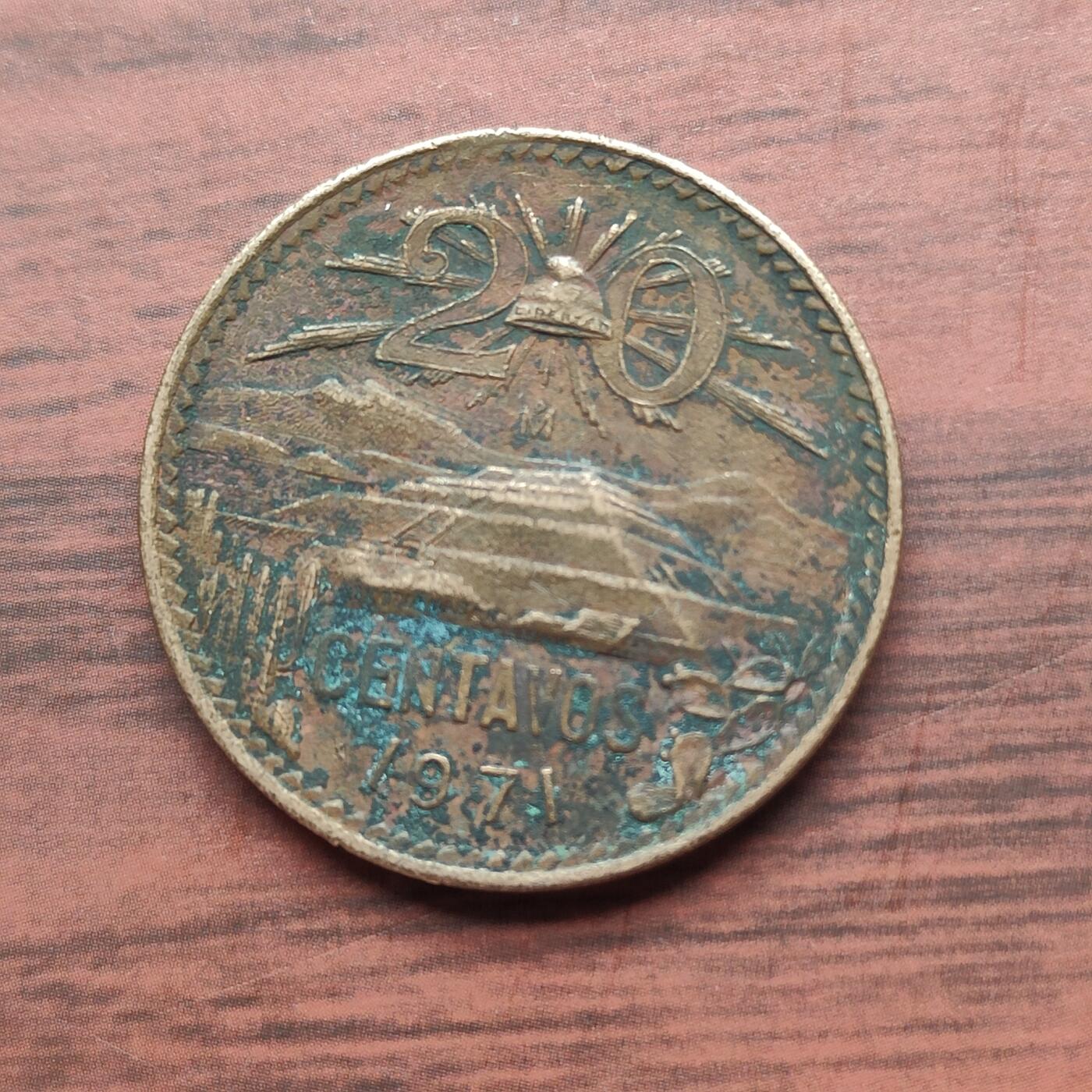 英雄古币捡漏专场第一期无押金可累计捡漏，全场50包邮，偏远地区除外。 1971年墨西哥