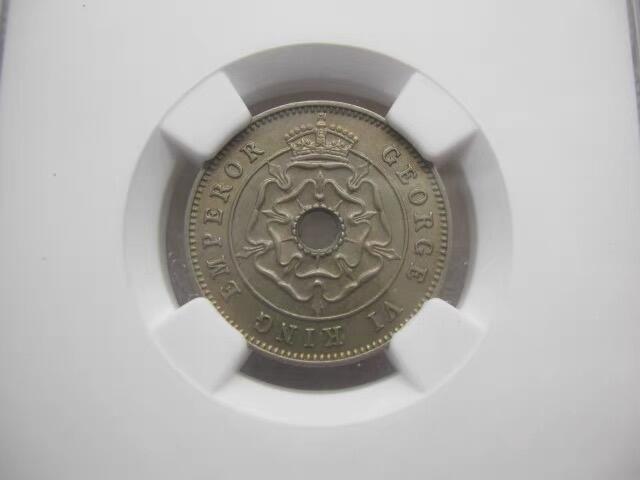 NGC-MS63英属南罗德西亚1938年1/2便士