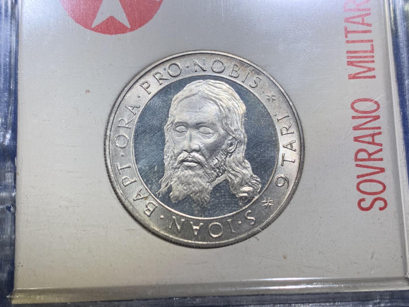 《竞宝斋》第288场-周六， 周日，周一 3场连拍 （全场包邮） 马耳他骑士团1971年两枚装精制套币 发行量2000