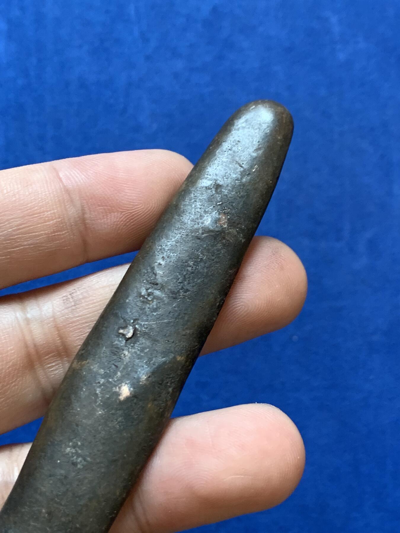 《竞宝斋》第288场-周六， 周日，周一 3场连拍 （全场包邮） 泰国 暹罗国 素可泰王朝 大型虎舌铜条 元末明初 400年历史 重量74.4克