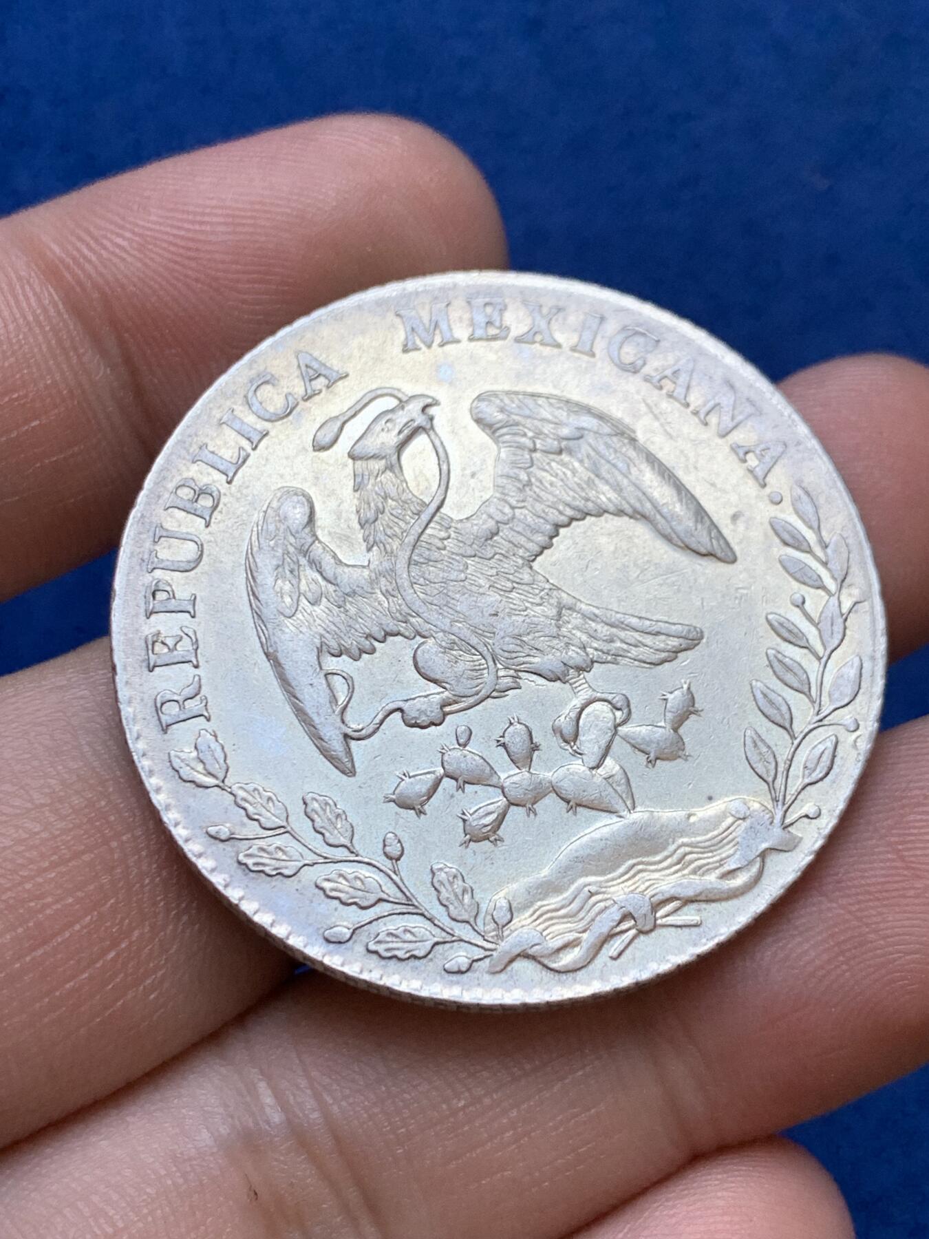 《竞宝斋》第288场-周六， 周日，周一 3场连拍 （全场包邮） 墨西哥鹰洋CN1897年8R银币