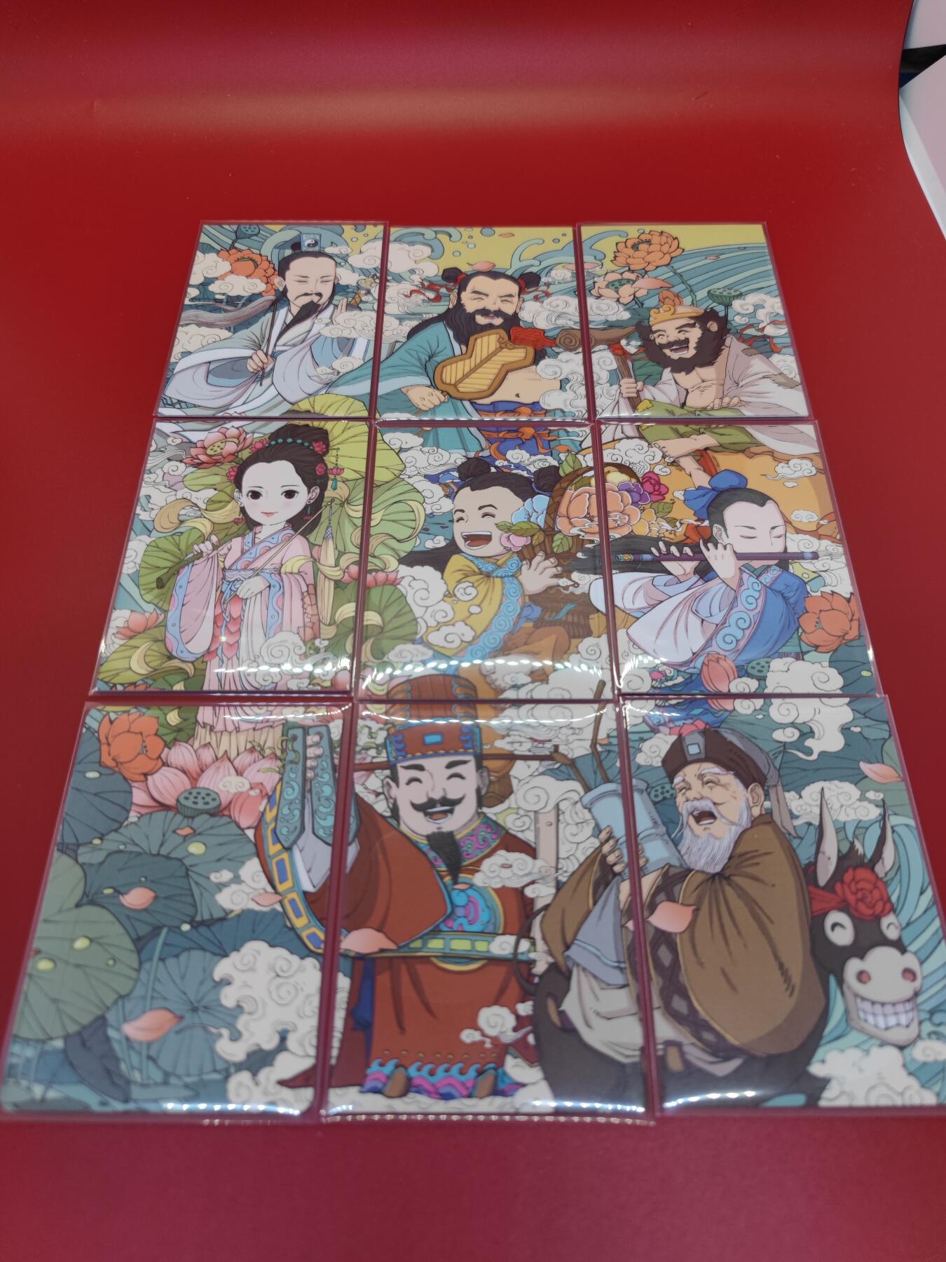 妖精的尾巴卡牌拍卖第二十一期(收拍品) 小花瓣八仙过海九拼特卡一套