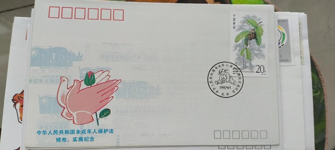 0起加1，放漏 1992 年，中华人民共和国未成年人保护法