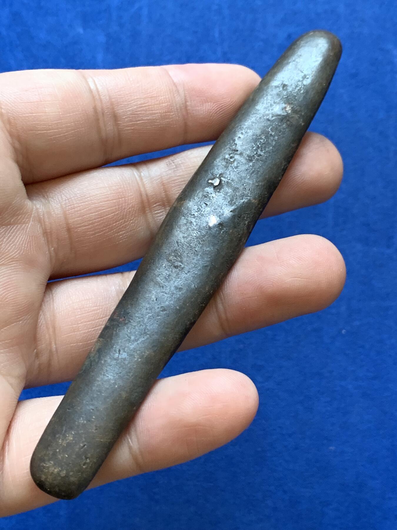 《竞宝斋》第288场-周六， 周日，周一 3场连拍 （全场包邮） 泰国 暹罗国 素可泰王朝 大型虎舌铜条 元末明初 400年历史 重量74.4克