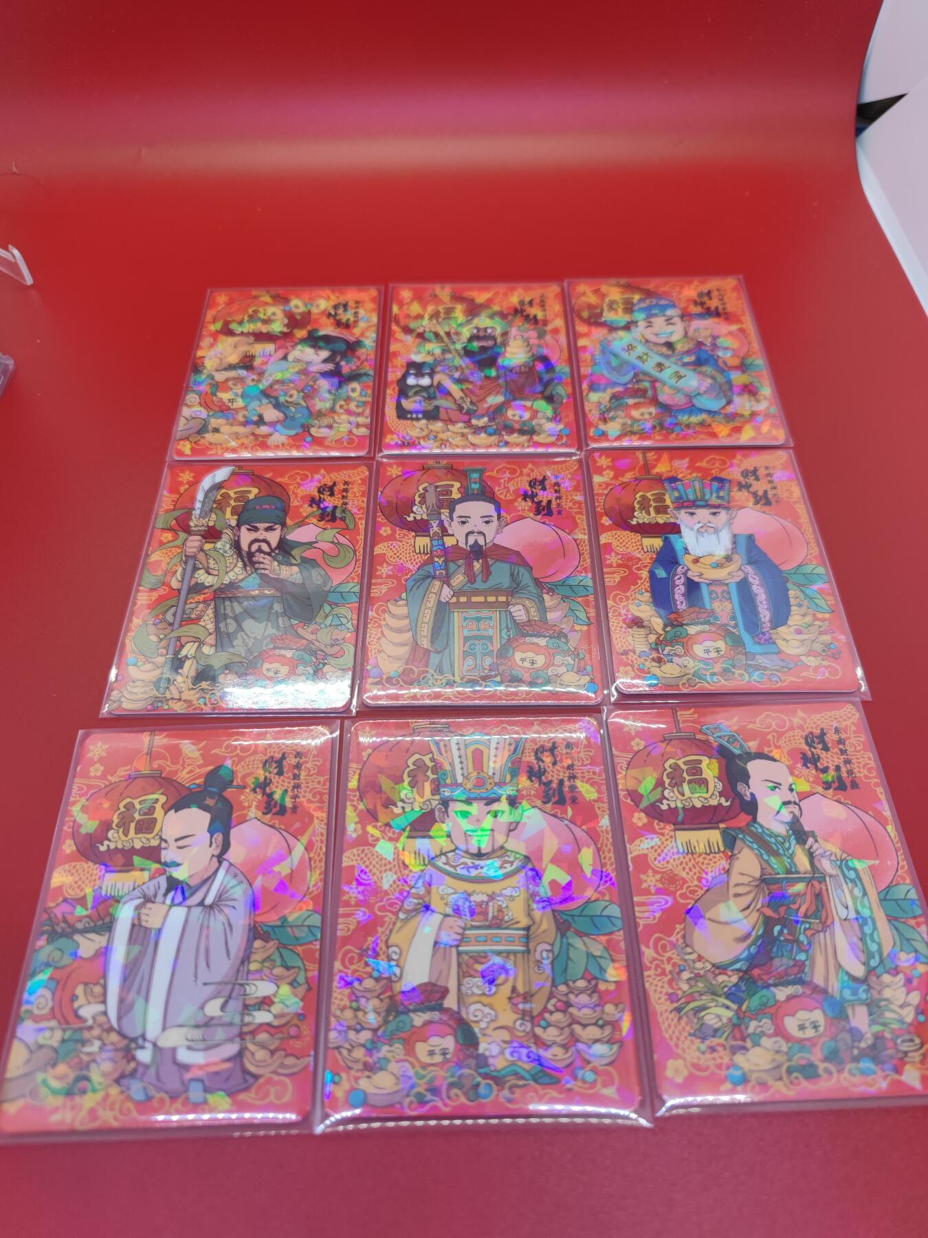 妖精的尾巴卡牌拍卖第二十一期(收拍品) 小花瓣九路财神九拼碎闪特卡一套