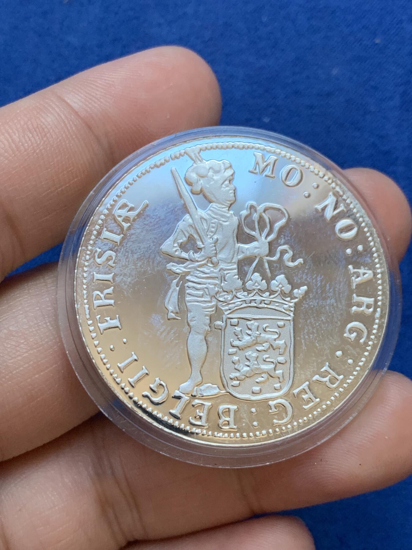 《竞宝斋》第288场-周六， 周日，周一 3场连拍 （全场包邮） 荷兰1998年乌特勒支武士1杜卡特银币