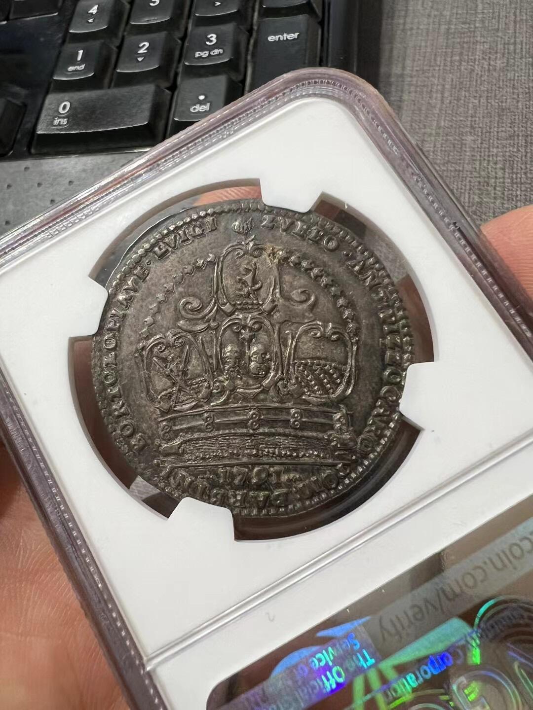 高品难得 意大利威尼斯 穆拉诺 1791年 Osella银币 NGC MS63