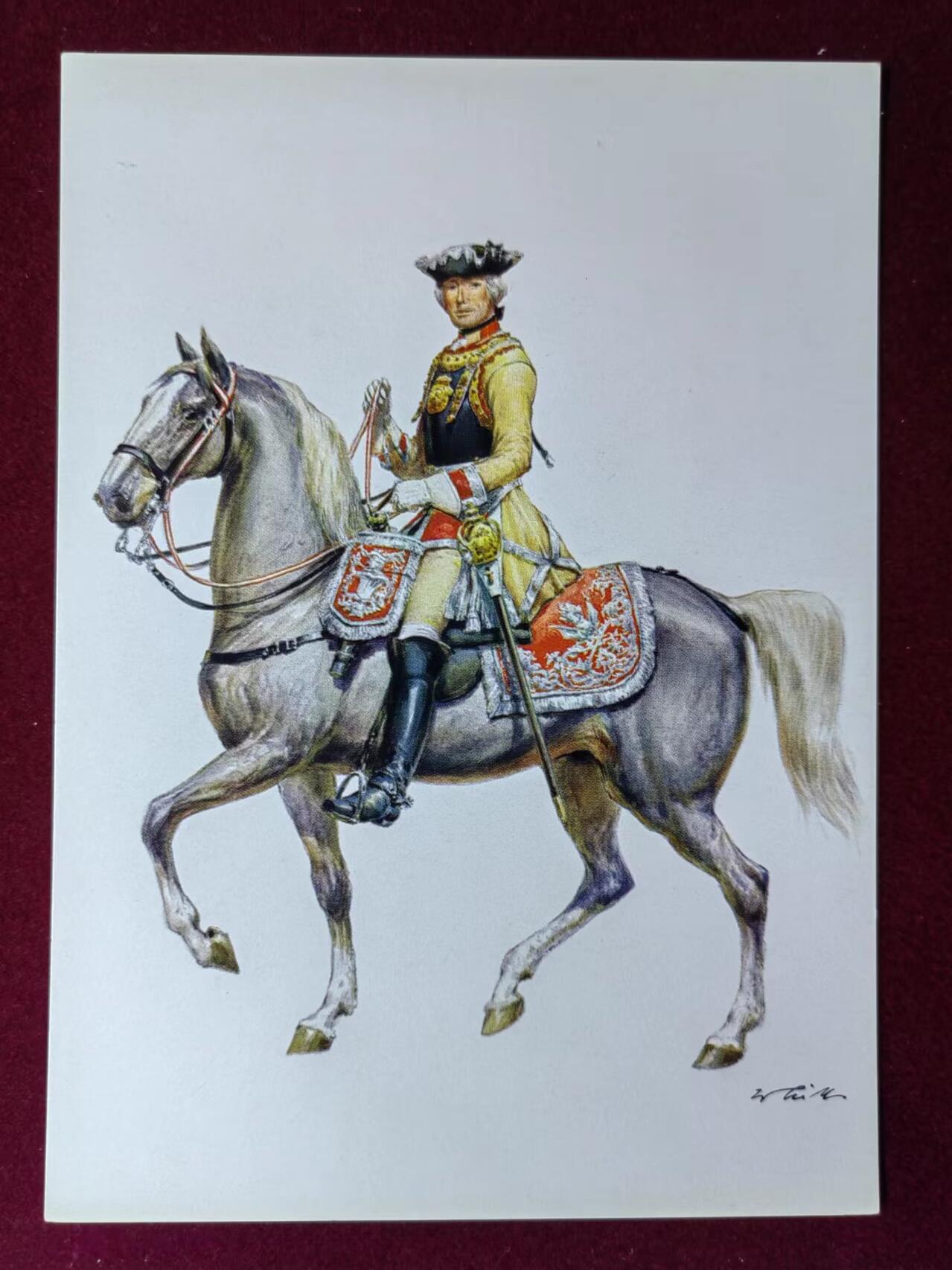 联合阁邮币社™ ——“多国明信片专场” 普鲁士王国约1745年 库拉西耶团